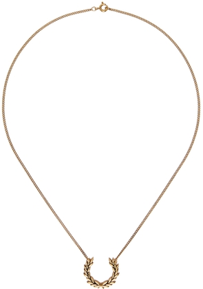 Fred Perry Gold Laurel Wreath Necklace