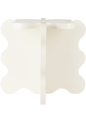 Gustaf Westman Objects White Curvy Mini Side Table
