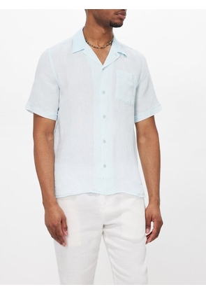 Vilebrequin - Charli Patch-pocket Linen Shirt - Mens - Light Blue - L
