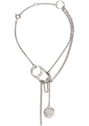 Acne Studios Silver Can Puller Necklace