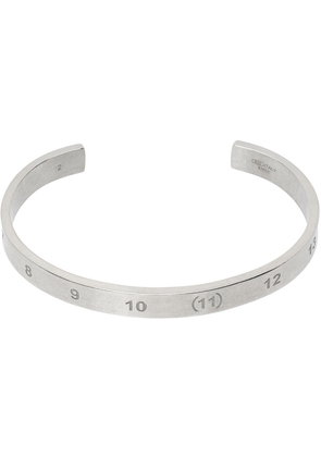 Maison Margiela Silver Numerical Cuff Bracelet