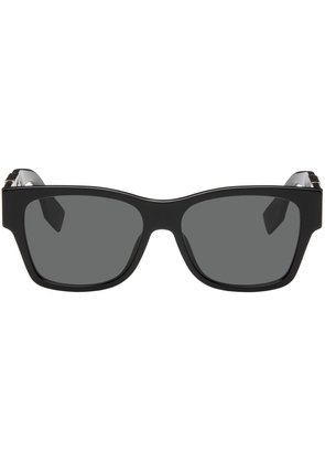 Fendi Black Crystal-Cut Sunglasses
