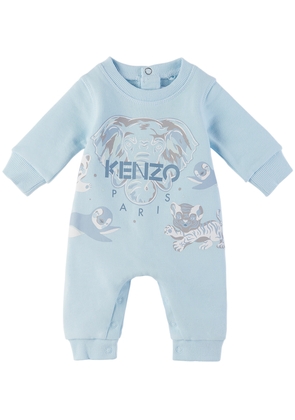 Kenzo Baby Blue Kenzo Paris Elephant Bodysuit
