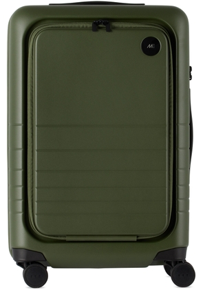 Monos Green Carry-On Pro Plus Suitcase
