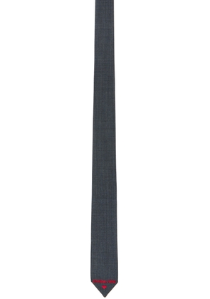 SHUSHU/TONG SSENSE Work Capsule - Gray Logo Tie