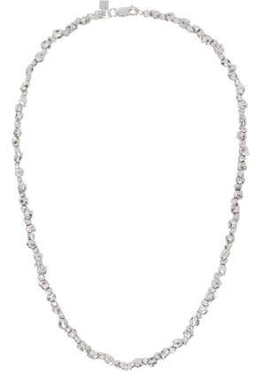 Veneda Carter SSENSE Exclusive Silver VC025 Signature Gem Stone Necklace