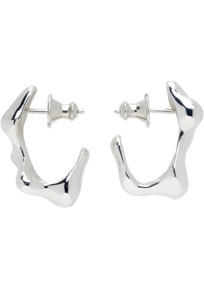 FARIS Silver Small Seep Hook Earrings