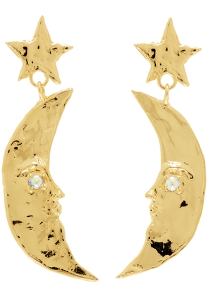 Mondo Mondo Gold Moon Earrings
