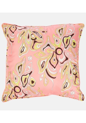 Pucci Printed silk twill pillow
