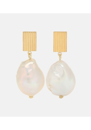Aliita Barroco 9kt gold and pearl earrings