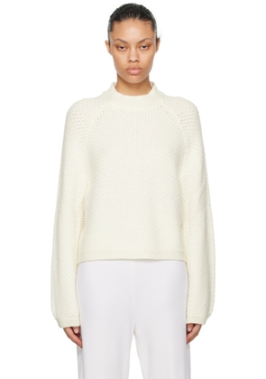 arch4 White Hull Cashmere Sweater