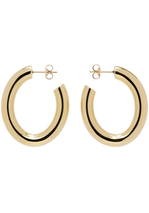 Laura Lombardi Gold Mini Curve Earrings