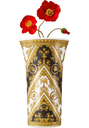 Versace White & Black Rosenthal 'I Love Baroque' Vase, 26 cm