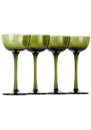 ferm LIVING Green Host Liqueur Glass Set, 4 pcs