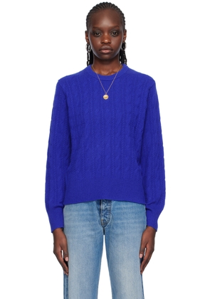 Guest in Residence Blue Crewneck Sweater