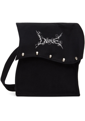 Dime Black Headbanger Messenger Bag