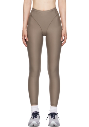 District Vision Brown Pocketed Leggings