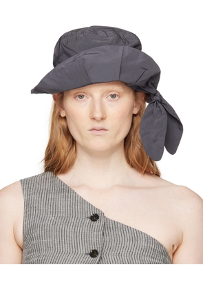 STRONGTHE Gray Knot Structured Beret