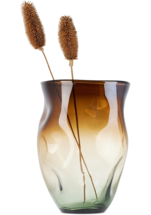 POLSPOTTEN Green & Brown Large Collision Vase