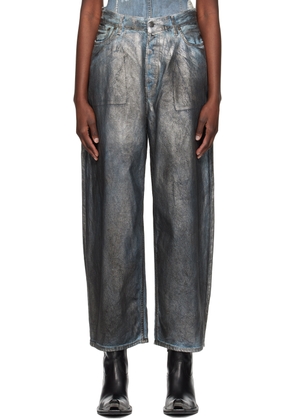 Acne Studios Silver Super Baggy-Fit Jeans