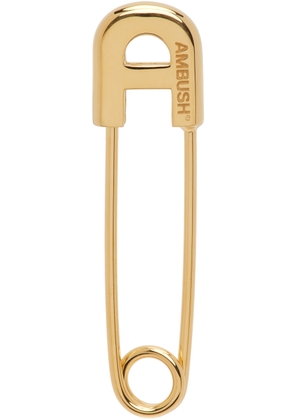 AMBUSH Gold Small Safety Pin Earring