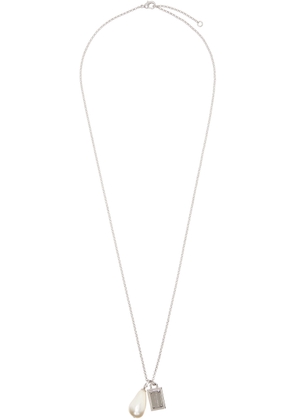 Dolce & Gabbana Silver Logo Necklace