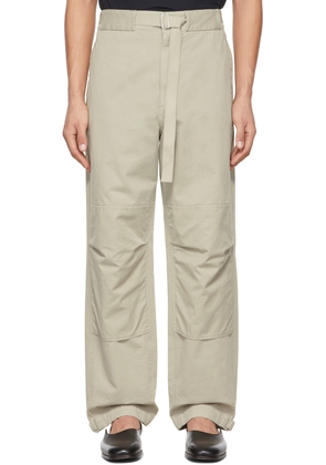 LEMAIRE Beige Utility Trousers
