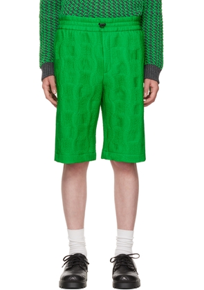 Bottega Veneta Green Insulated Shorts