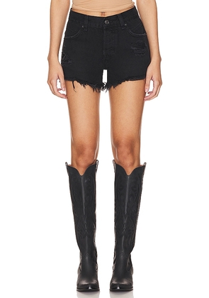 Free People x We The Free Now Or Never Denim Short in Black. Size 25, 27, 28, 29, 30, 31.