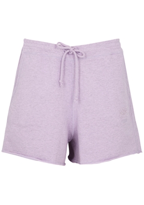 Ganni Isoli Cotton Shorts - Lilac - XS