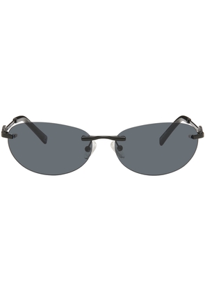 Le Specs Black Slinky Sunglasses