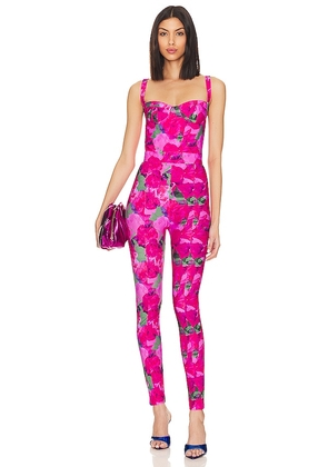 The New Arrivals by Ilkyaz Ozel Fonda Jumpsuit in Pink. Size 36/S, 38/M.