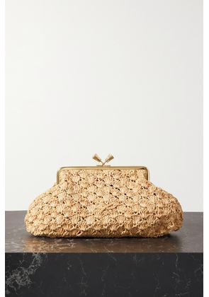 Anya Hindmarch - Maud Large Woven Raffia Clutch - Neutrals - One size