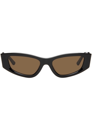 Eckhaus Latta SSENSE Exclusive Black 'The Tilt' Sunglasses