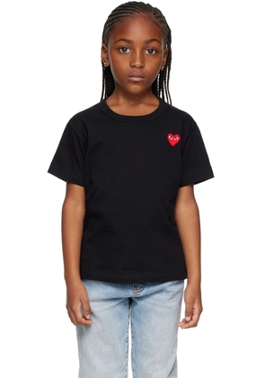 COMME des GARÇONS PLAY Kids Black Heart T-Shirt