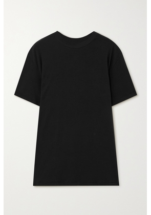 Skims - Boyfriend Stretch-modal And Cotton-blend Jersey T-shirt - Onyx - Black - XXS,XS,S,M,L,XL,2XL,3XL,4XL