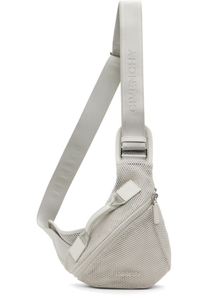 Givenchy Gray Small G-Zip Triangle Bag