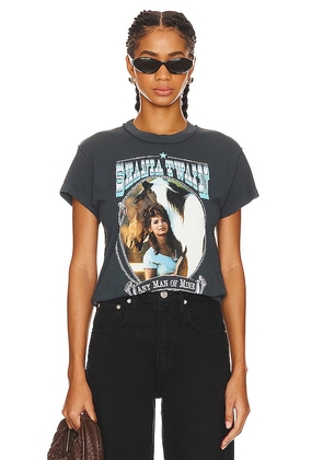DAYDREAMER Shania Twain Any Man Of Mine Reverse Tour Tee in Black. Size S.
