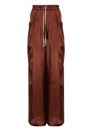 Rick Owens Lido mid-rise wide-leg trousers - Brown