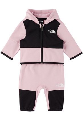 The North Face Kids Baby Pink Winter Warm Sweatsuit