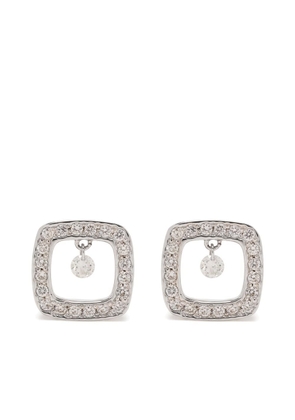 PONTE VECCHIO 18kt white gold Vega diamond stud earrings - Silver
