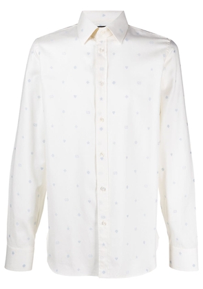Gucci logo-printed buttoned shirt - Neutrals