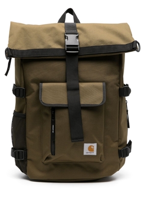 Carhartt WIP Philis logo-patch backpack - Green