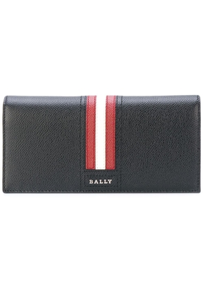 Bally stripe continental wallet - Black