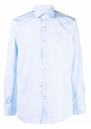 Xacus plain button-down shirt - Blue