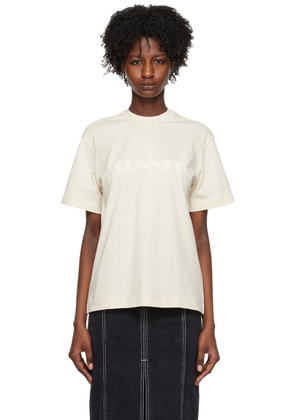 SUNNEI Off-White Bonded T-Shirt