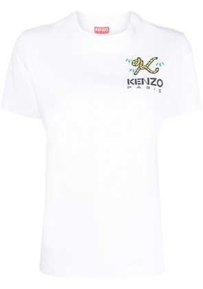 Kenzo logo-print T-shirt - White