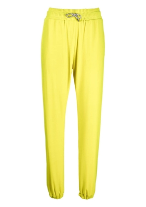 Alexandre Vauthier high-waisted drawstring track pants - Yellow
