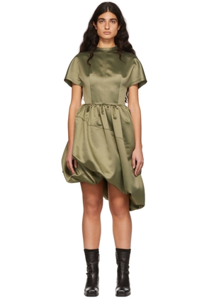 We11done Green Polyester Dress
