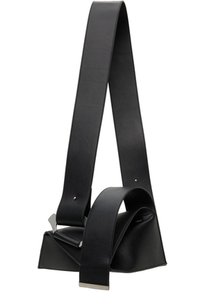 HELIOT EMIL Black Maquette Leather Messenger Bag